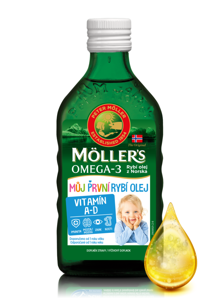 Möller´s Omega-3 Rybí olej Natural - Mollers-cz