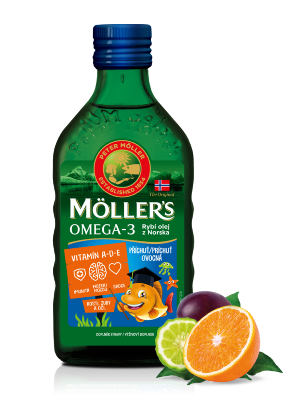 Möller´s Omega-3 Rybí olej Natural - Mollers-cz